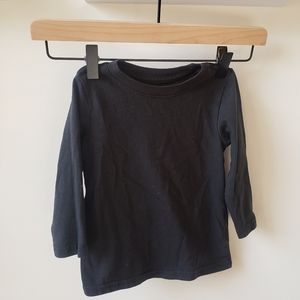 5 for $12/ Black long sleeve shirt for toddler